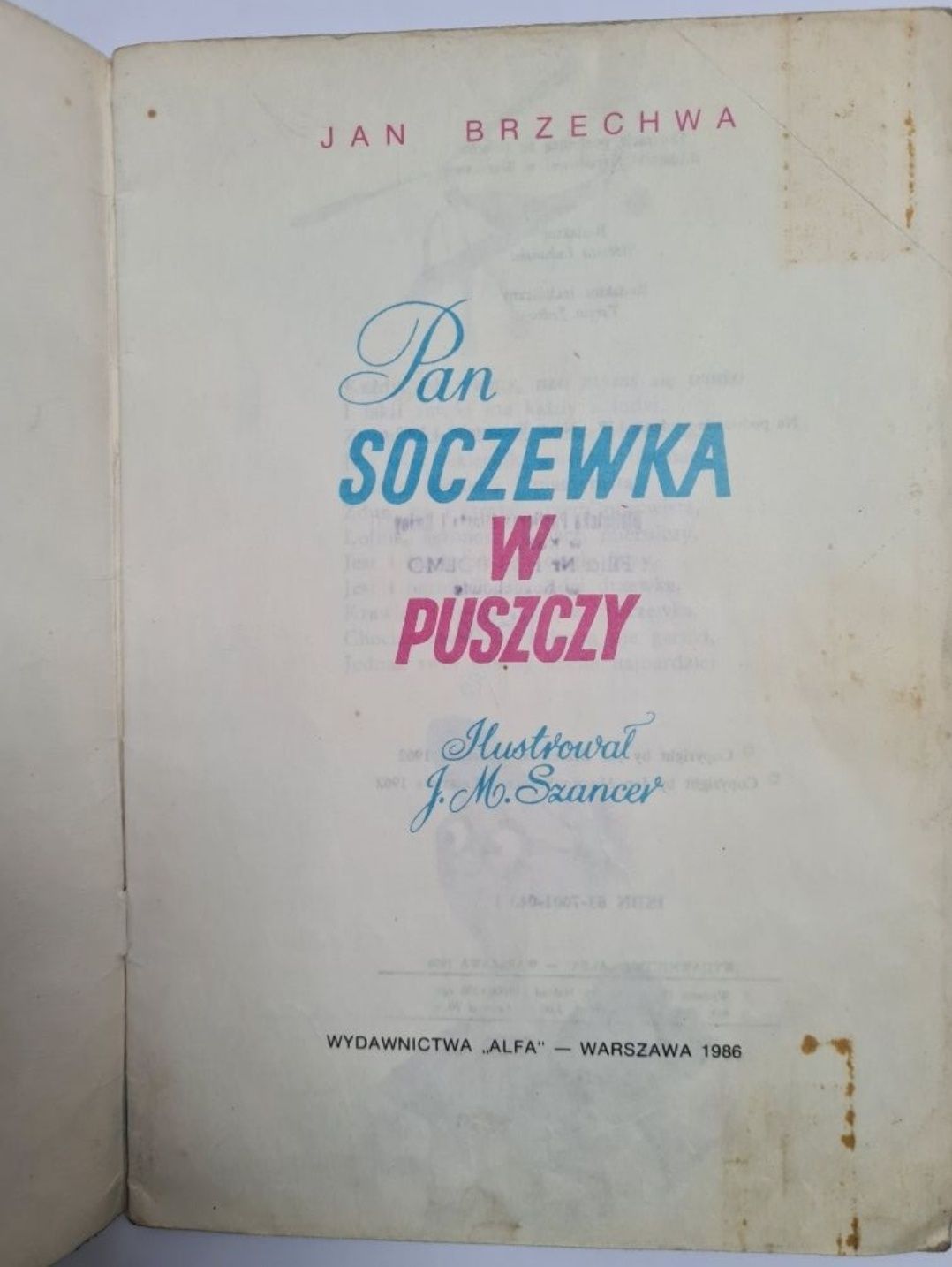 Pan Soczewka w puszczy - Jan Brzechwa. Książka