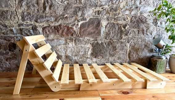 Materac Futon + stelaż rozkładany