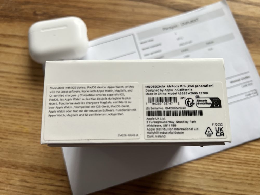 Apple AirPods Pro 2 nd generation case/etui ładujące