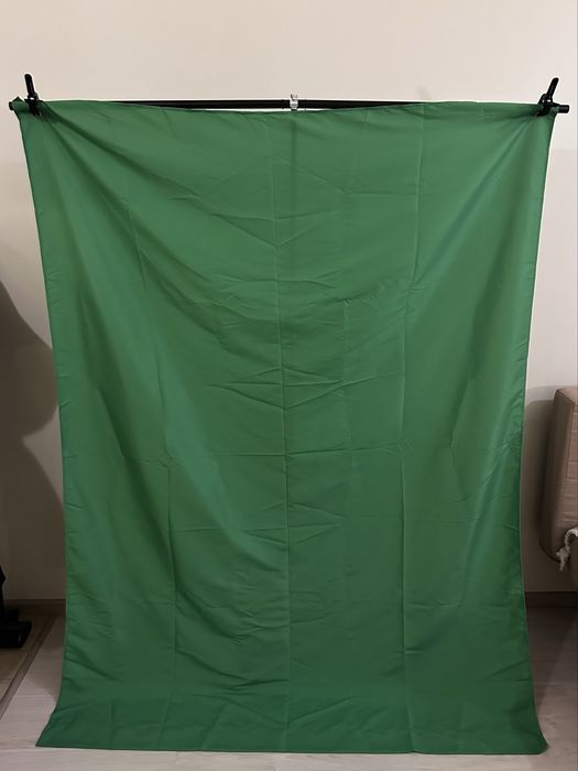 Зелений фон для фото та відео. 1.5х2