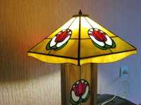 Светильник в стиле тиффани, витражная настольная лампа, стекло