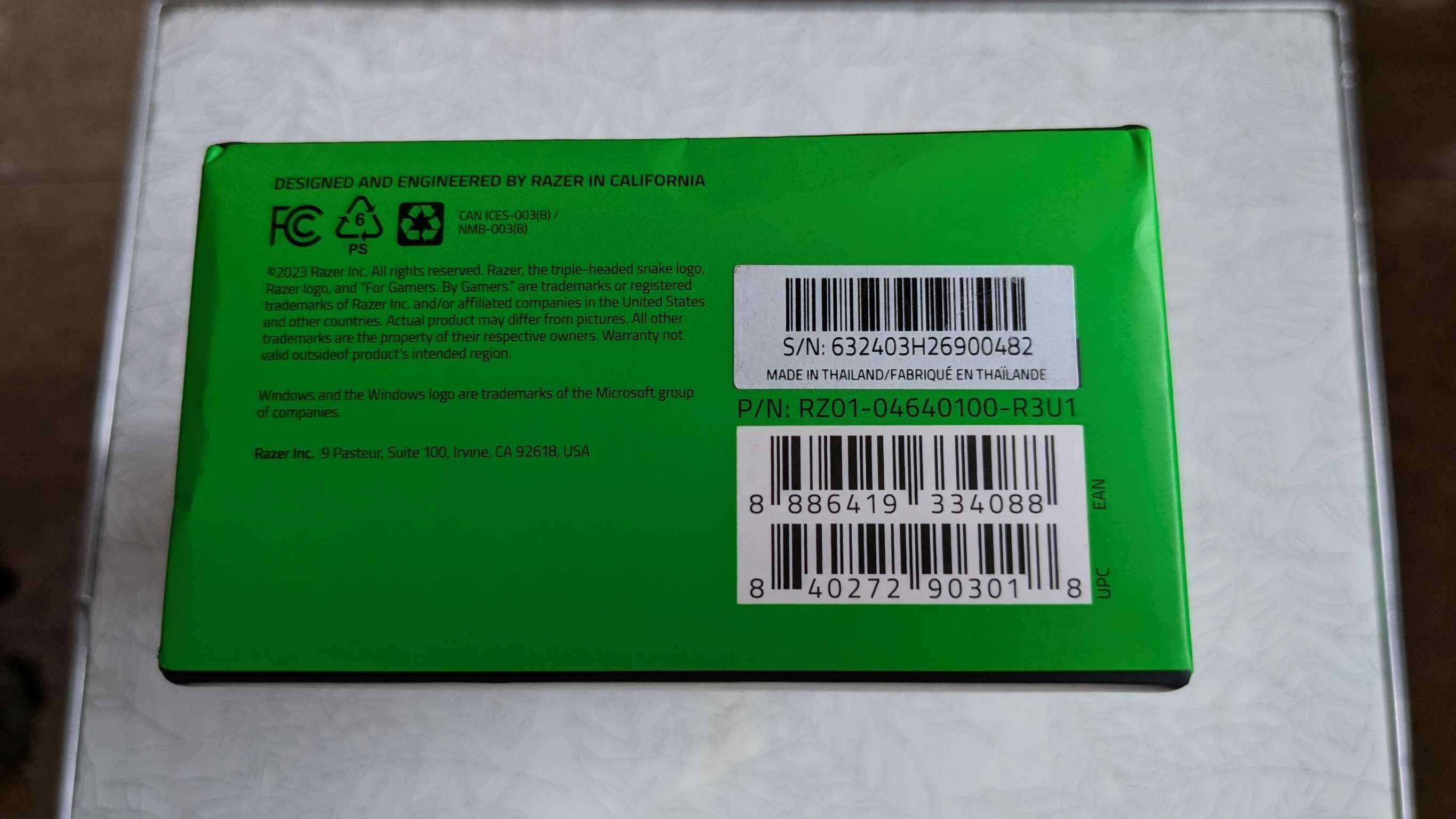 Ігрова дротова миша Razer DeathAdder V3 Black Wired