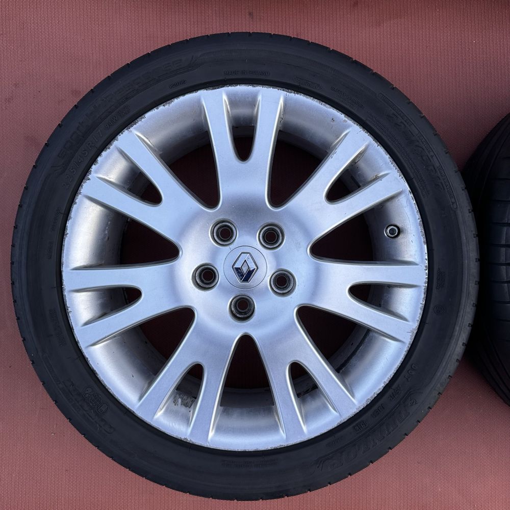 Oryginalne alufelgi 17 Renault z czujnikami ciśnienia 7x17 5x108 wysył
