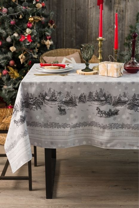 Різдвяні скатертини, новорічні скатертини, скатертина на різдво