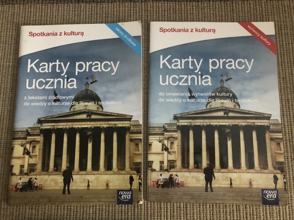 Spotkania z kulturą, karty pracy ucznia