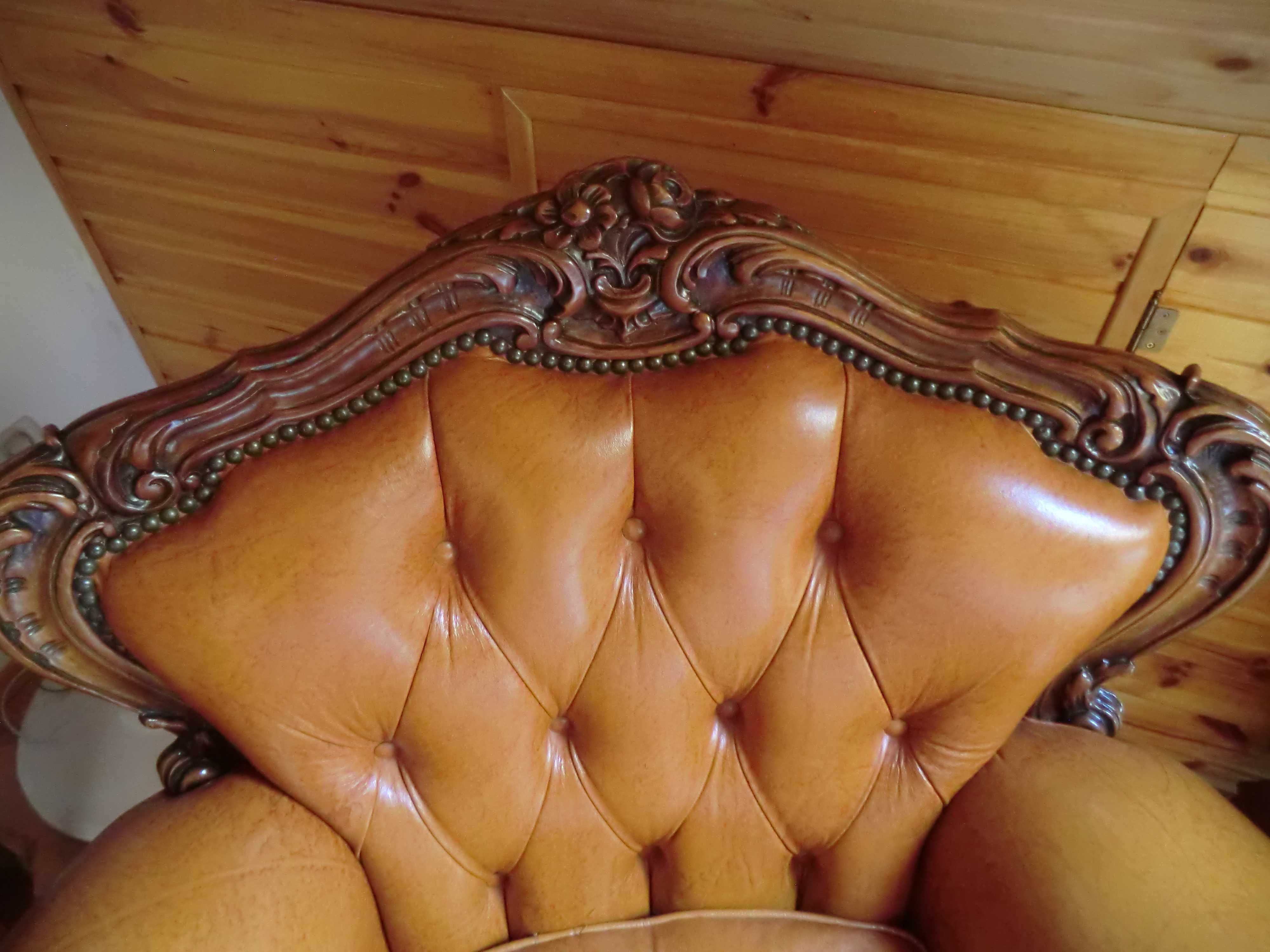piękna para foteli Ludwik/Barok stare