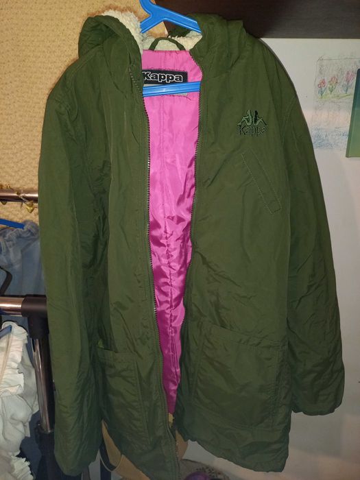 Куртка удлиненная, парка демисезонная kappa на рост 158-164 см.