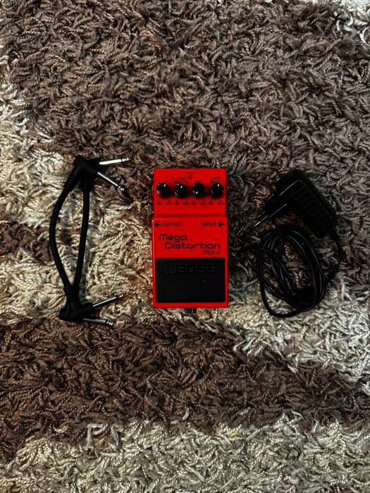 Педаль Boss дісторшн MD-2 Mega Distortion + все для підключення