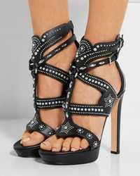 ALEXANDER MCQUEEN Studded Leather Platform Sandals (39 р.)