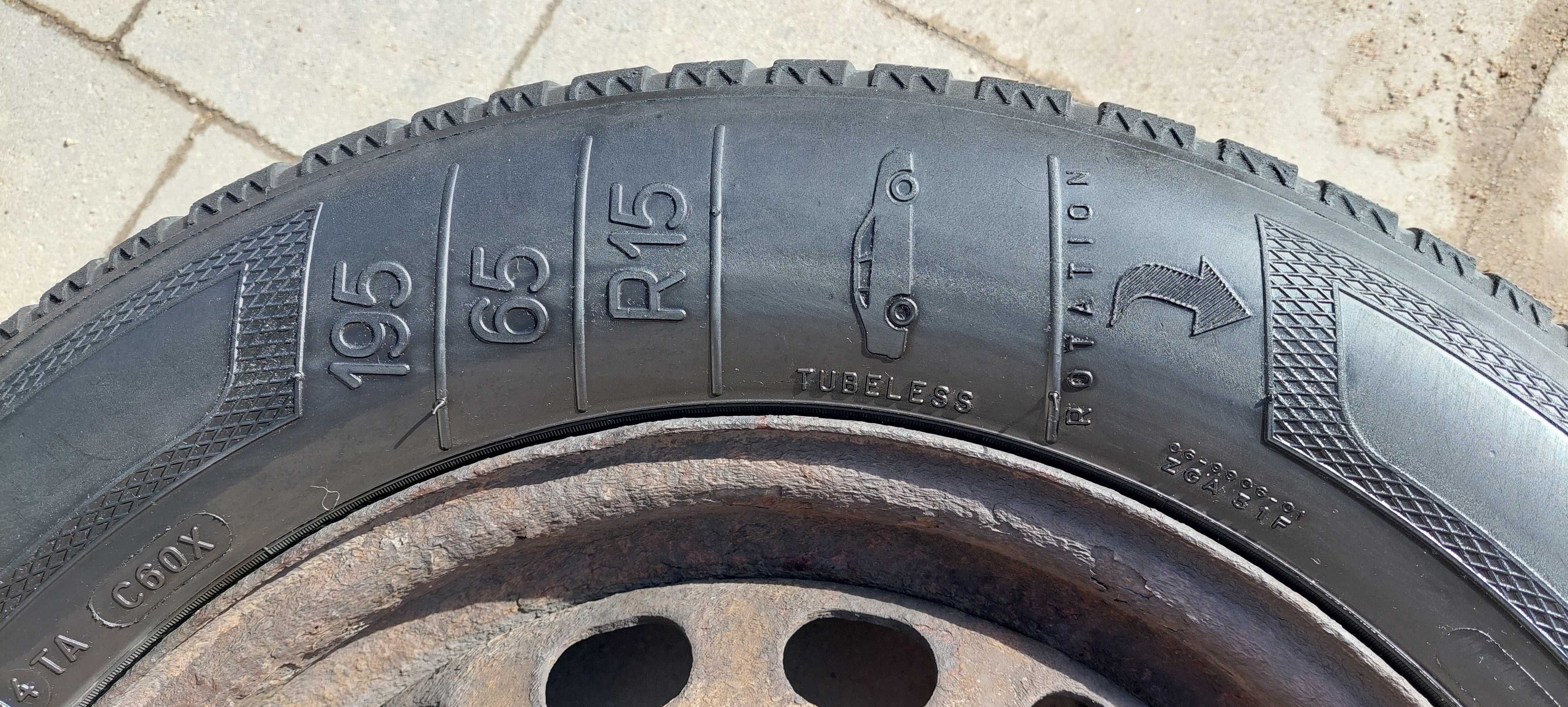 4 Opony 195/65 R15 Kleber + felgi stalowe