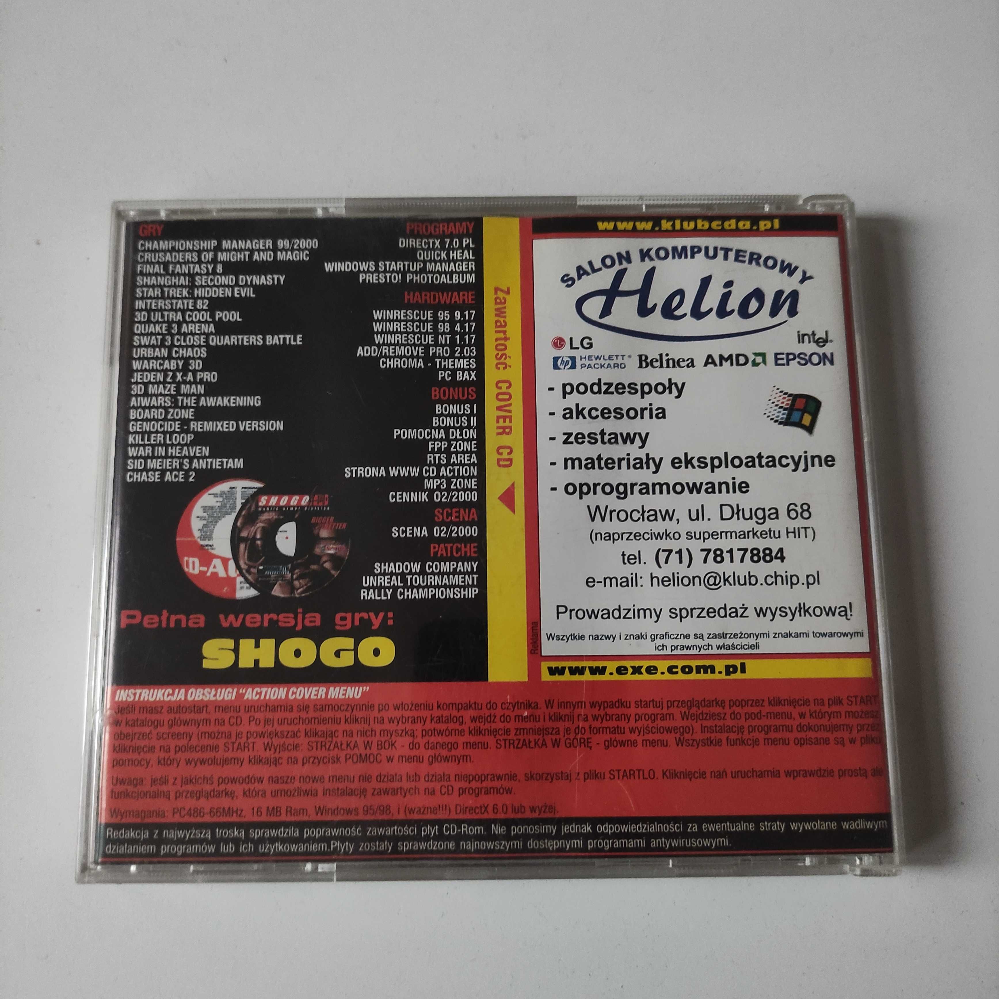 CD-Action Luty 2000 - Shogo - Quake Arena - Gra PC 2x CD