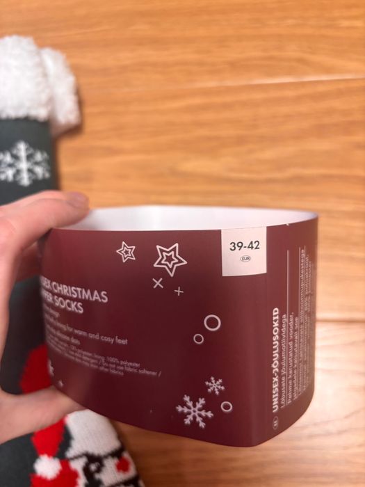 Шкарпетки Санта клаус різдвяні теплі 39-42 розмір нові чоловічі жіночі