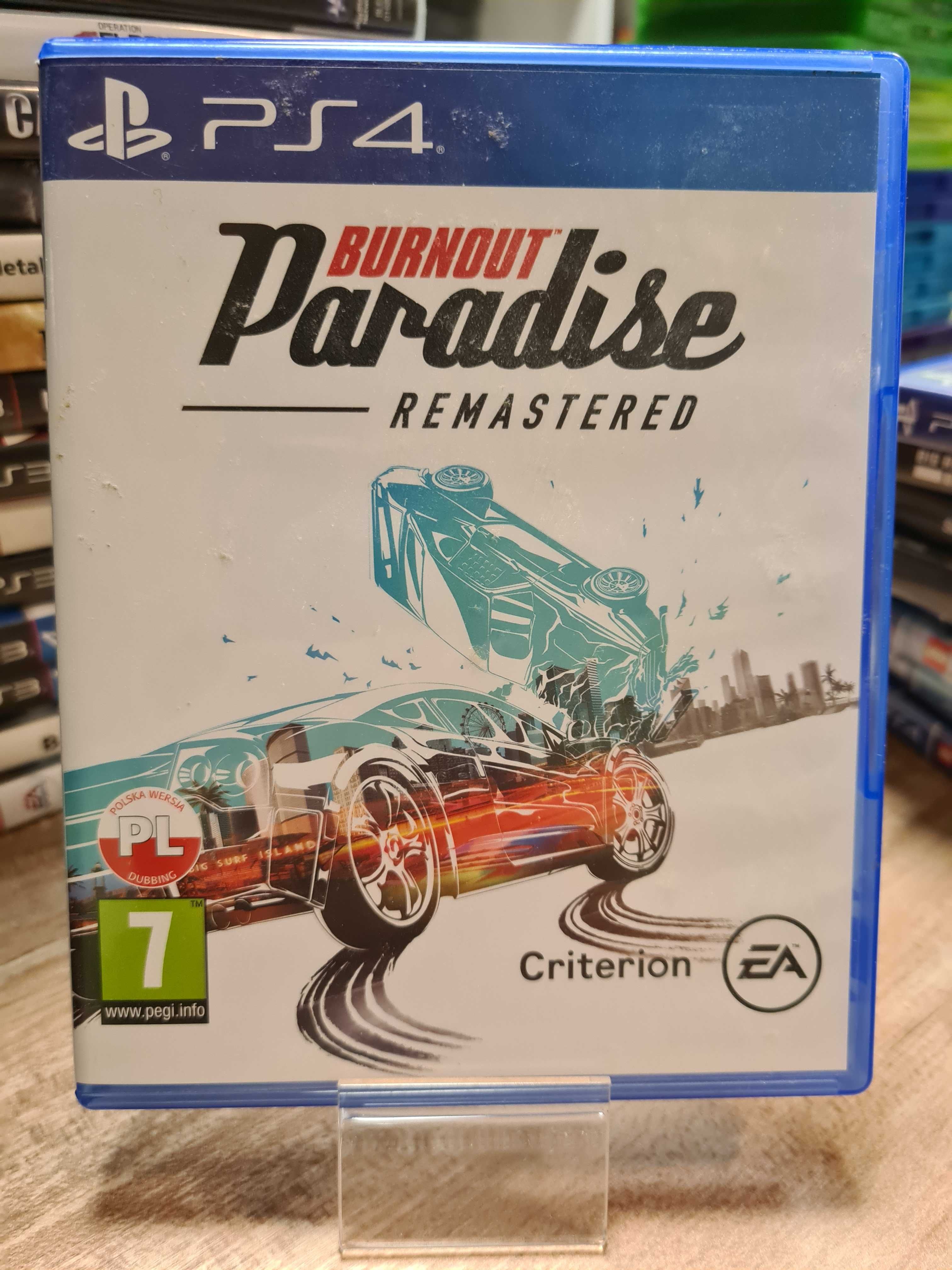 Burnout Paradise Remastered PS4, Sklep Wysyłka Wymiana