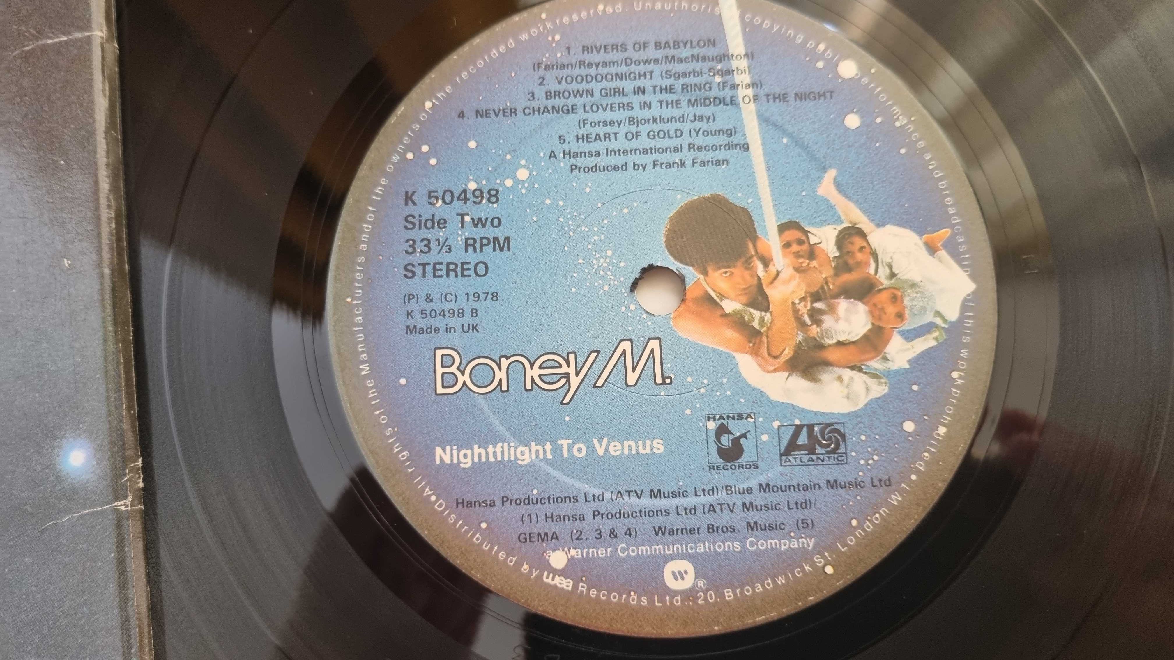 winyl - Boney M. - Nightflight to Venus - stan doskonaly, 80zl