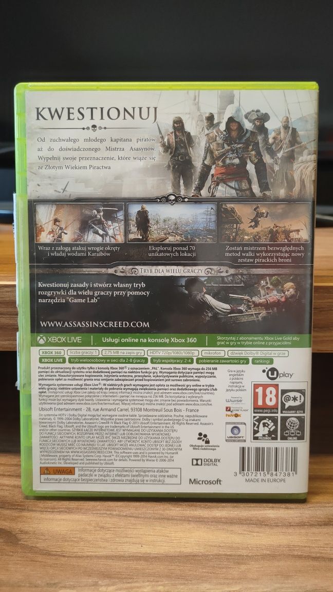 Gra Xbox 360 Assassin's Creed IV Black Flag