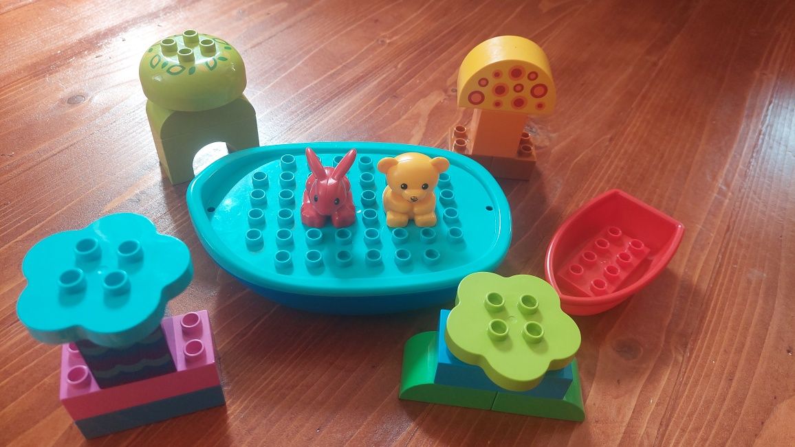 LEGO DUPLO оригінал лодка з тваринками