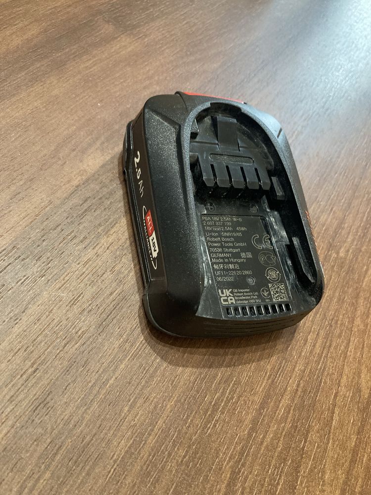 akumulator bosch pba 18v 3ah i 2,5ah