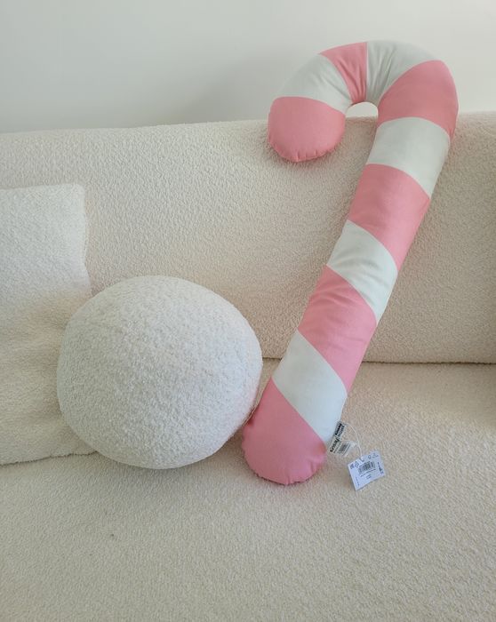 Poduszka świąteczna  aska lizak paski nowa cukierkowa