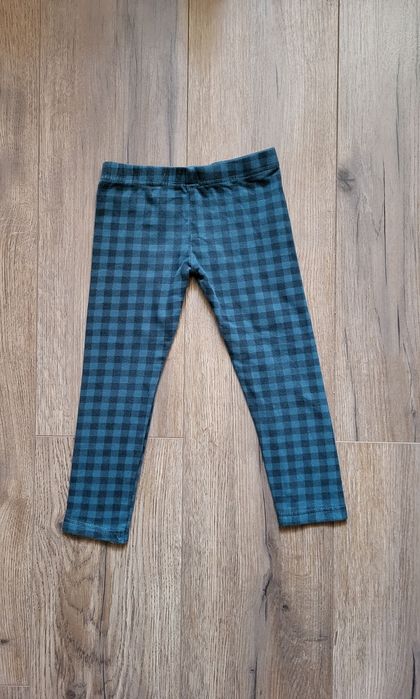 Leginsy w kratkę 104 cm