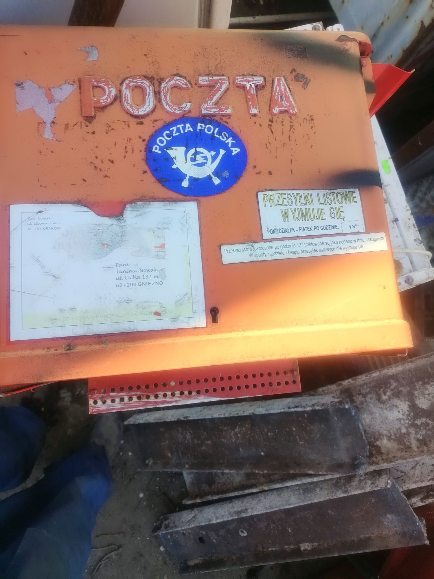 Skrzynka pocztowa oryginalna