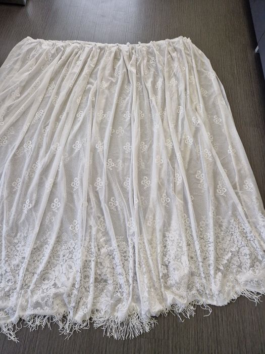 Biale firany na okno