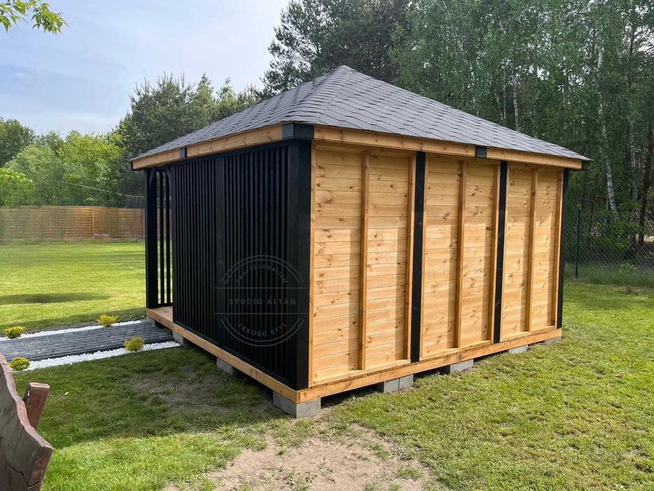 Altana Ogrodowa Horizon 4x4 Nowoczesna Altana Prostokątna