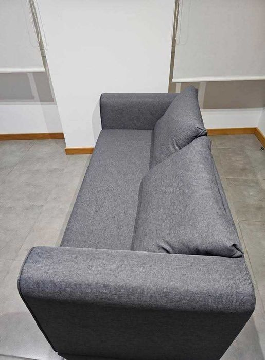 Sofá cama e poltrona