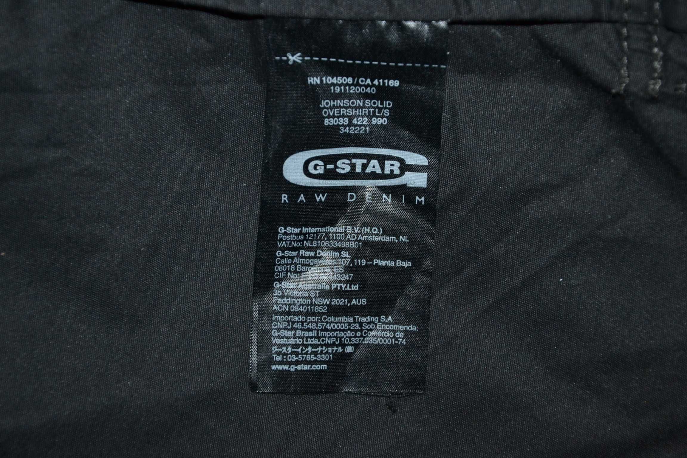 G-Star Johnson Solid kurtka lekka Męska XL Wiatrówka Super Stan