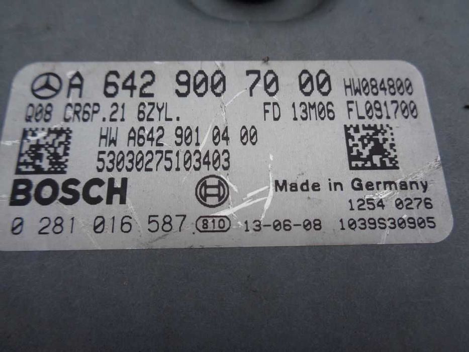 Sterownik Komputer Silnika Mercedes W212 W166 3.0 Cdi Klasa E C ML