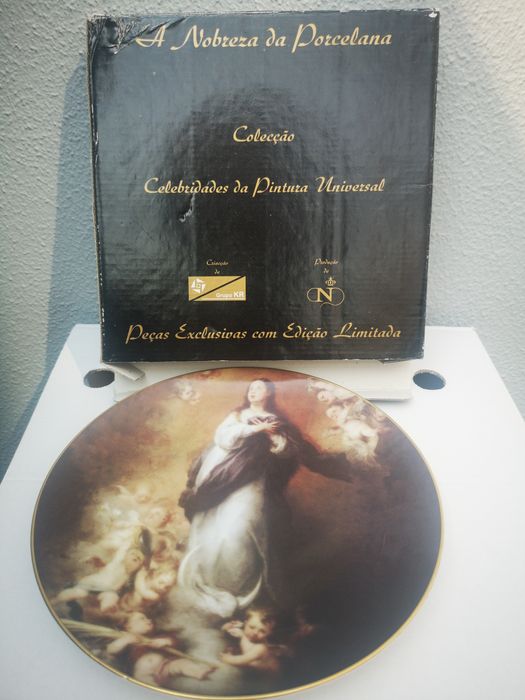 Prato pintura A Imaculada Conceição de Escorial