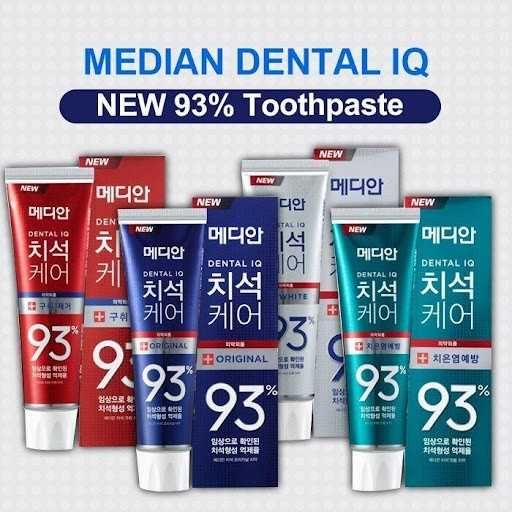 Median Dental IQ 93% Remove Bad Breath White Gingiva зубна паста