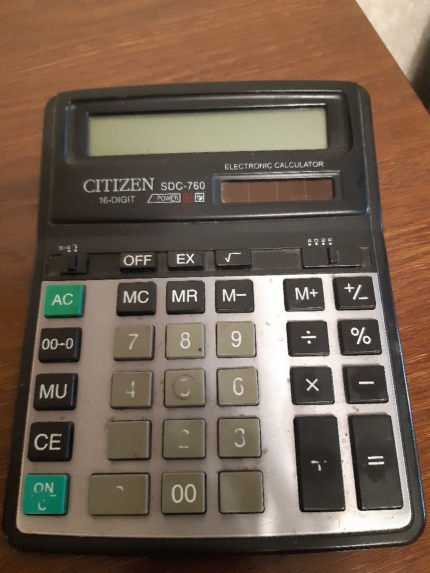 Калькулятор Citizen SDC-760