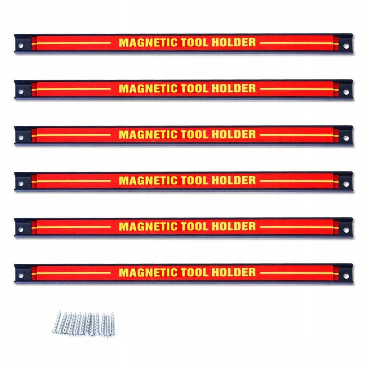 Listwa magnetyczna na narzędzia 46cm zestaw 6 sztuk Costway (148)