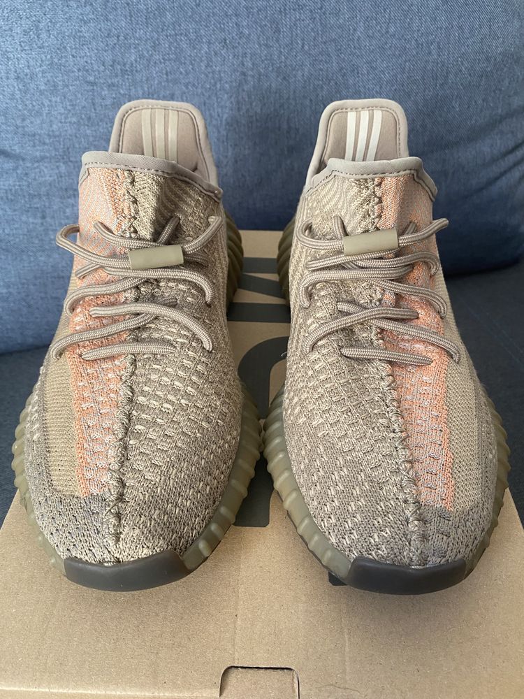 Adidas Yeezy Boost 350 V2 Sand Taupe Eliada buty niskie brązowe 42