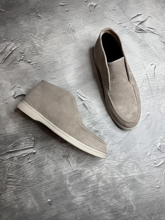 Ботинки Зимние ЛОФЕРЫ Замшевые мужские LORO PIANA! Замша+ БАЙКА! Хит!