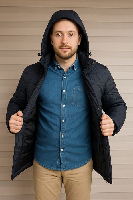 KURTKA PUCHOWA rozmiar S czarna męska 69zł