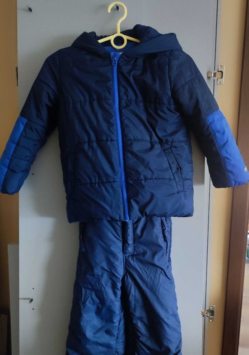 Kurtka zimowa dla chłopca Endo 116 + spodnie ocieplane narciarskie 116