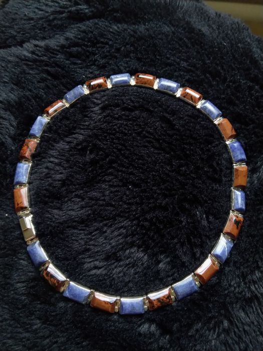 Korale Srebro nie złom kolia naszyjnik ze srebra 950