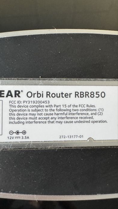 Роутер Netgear Orbi RBR850 Mesh + RBS850 Wfi 6 Gb