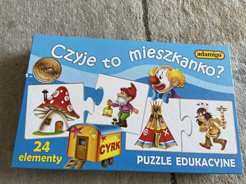 Czyje to mieszkanko? Puzzle edukacyjne