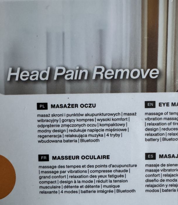 Masażer oczu- eye massager