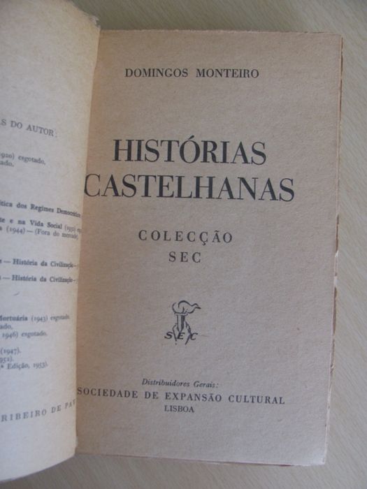 Histórias Castelhanas de Domingos Monteiro - 1ª Edição