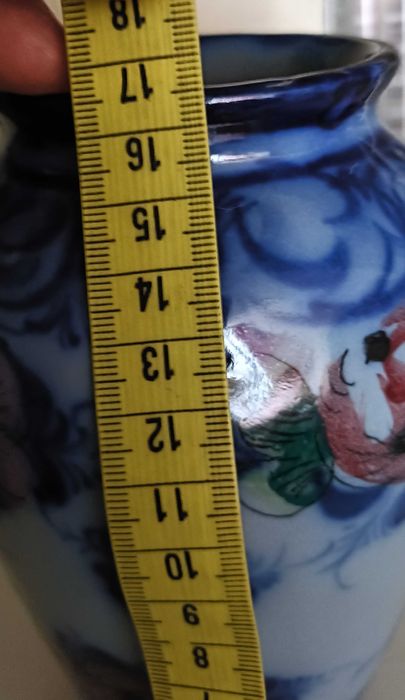 Jarra Alcobaça pintada a mão Raul da Bernarda