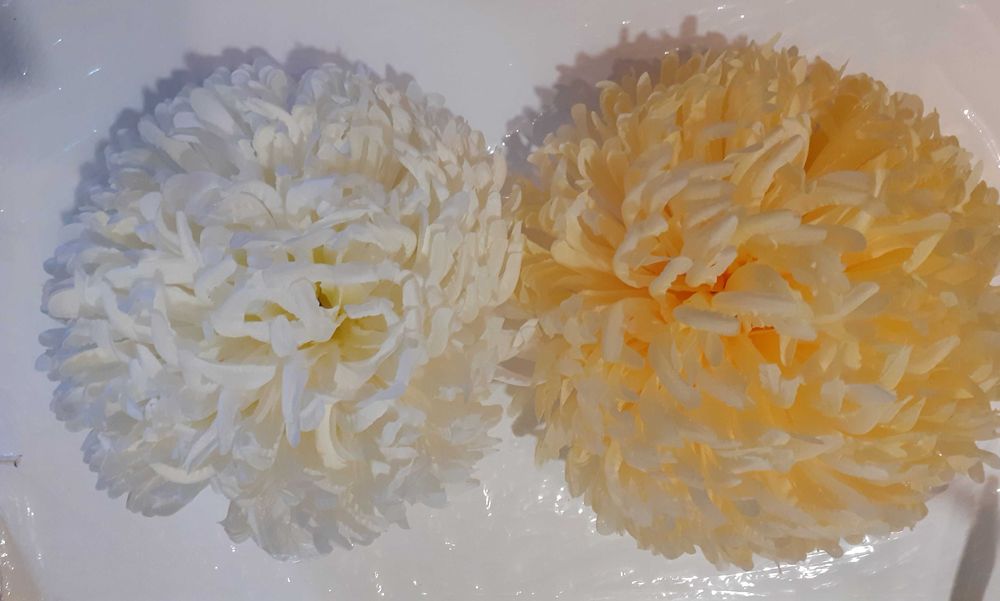 Chryzantema główka wyrobowa kwiat sztuczny