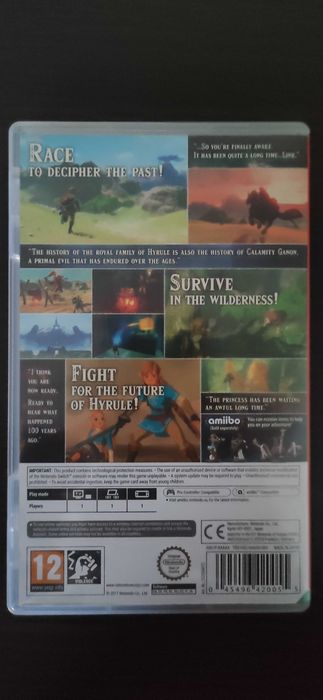 Gra The Legend of Zelda: Breath of the wild na Nintendo Switch.