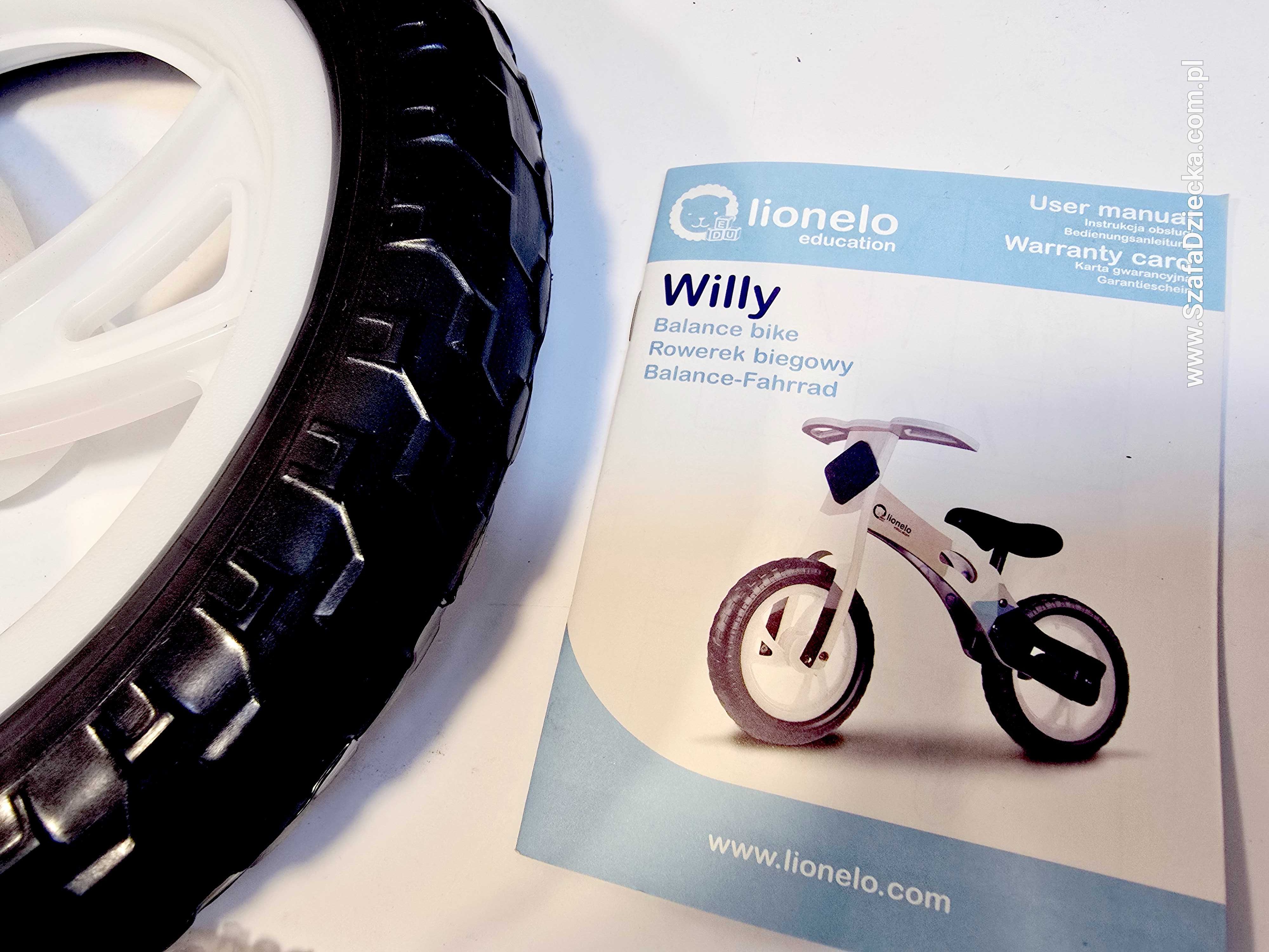 Lionelo Rowerek Biegowy Willy Air Indygo  OKAZJA