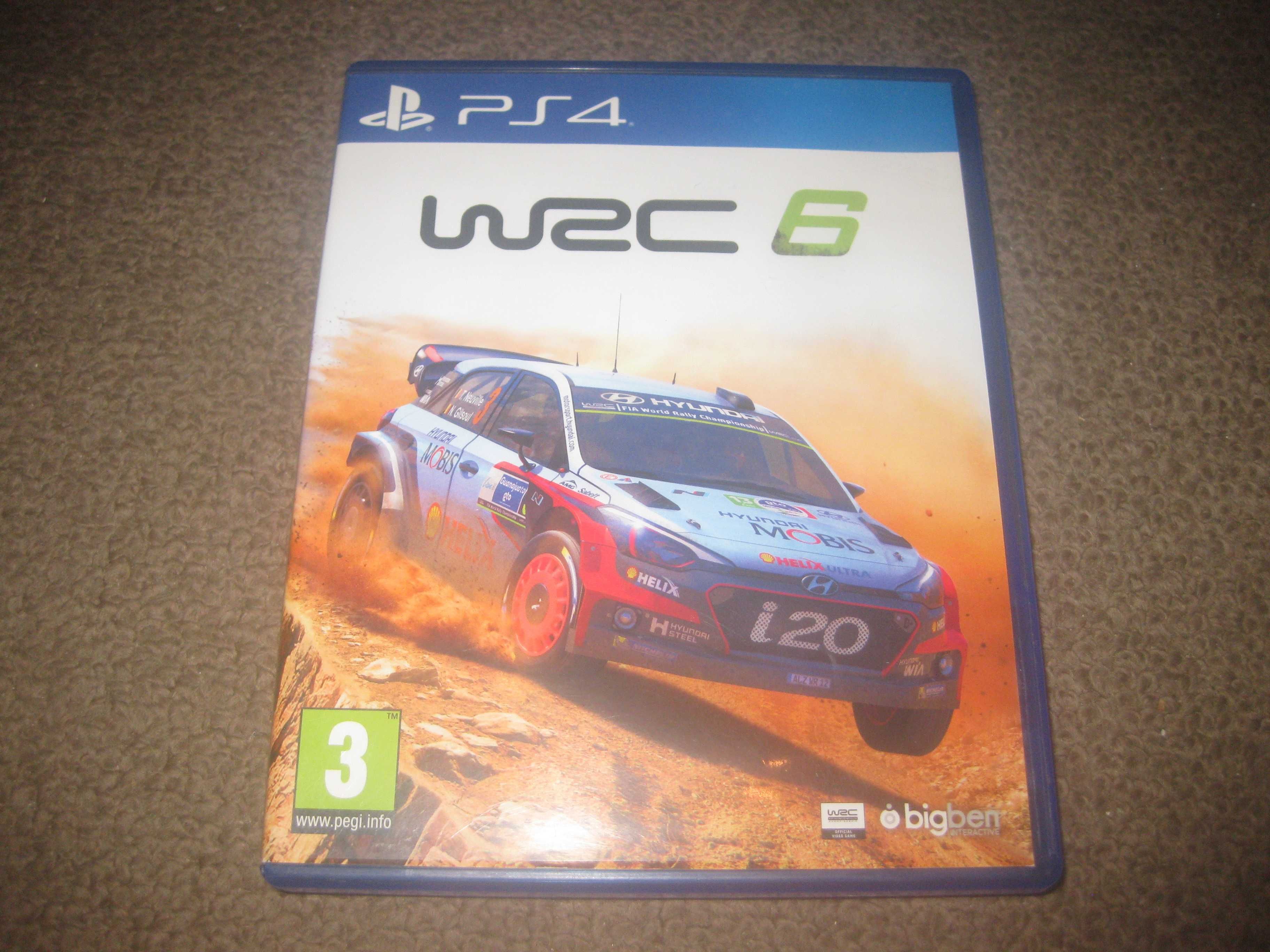 Jogo "WRC 6" para a Playstation 4/Impecável!
