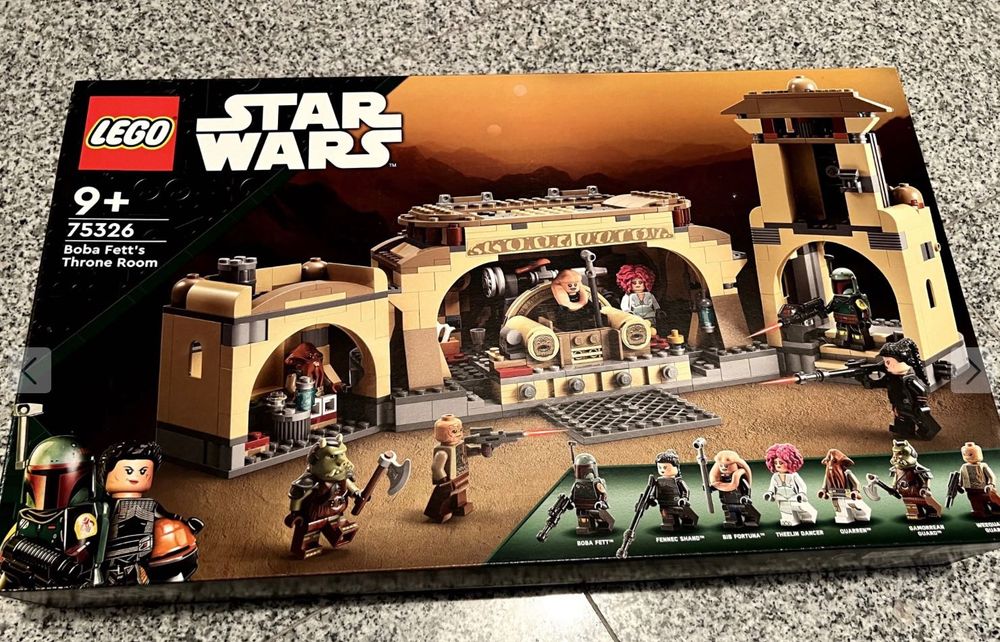 Lego 75326 Star Wars Sala tronowa Boby Fetta nowy