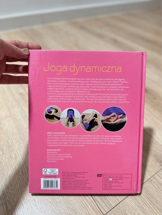Joga dynamiczna program fitness w domu ksiazka dvd