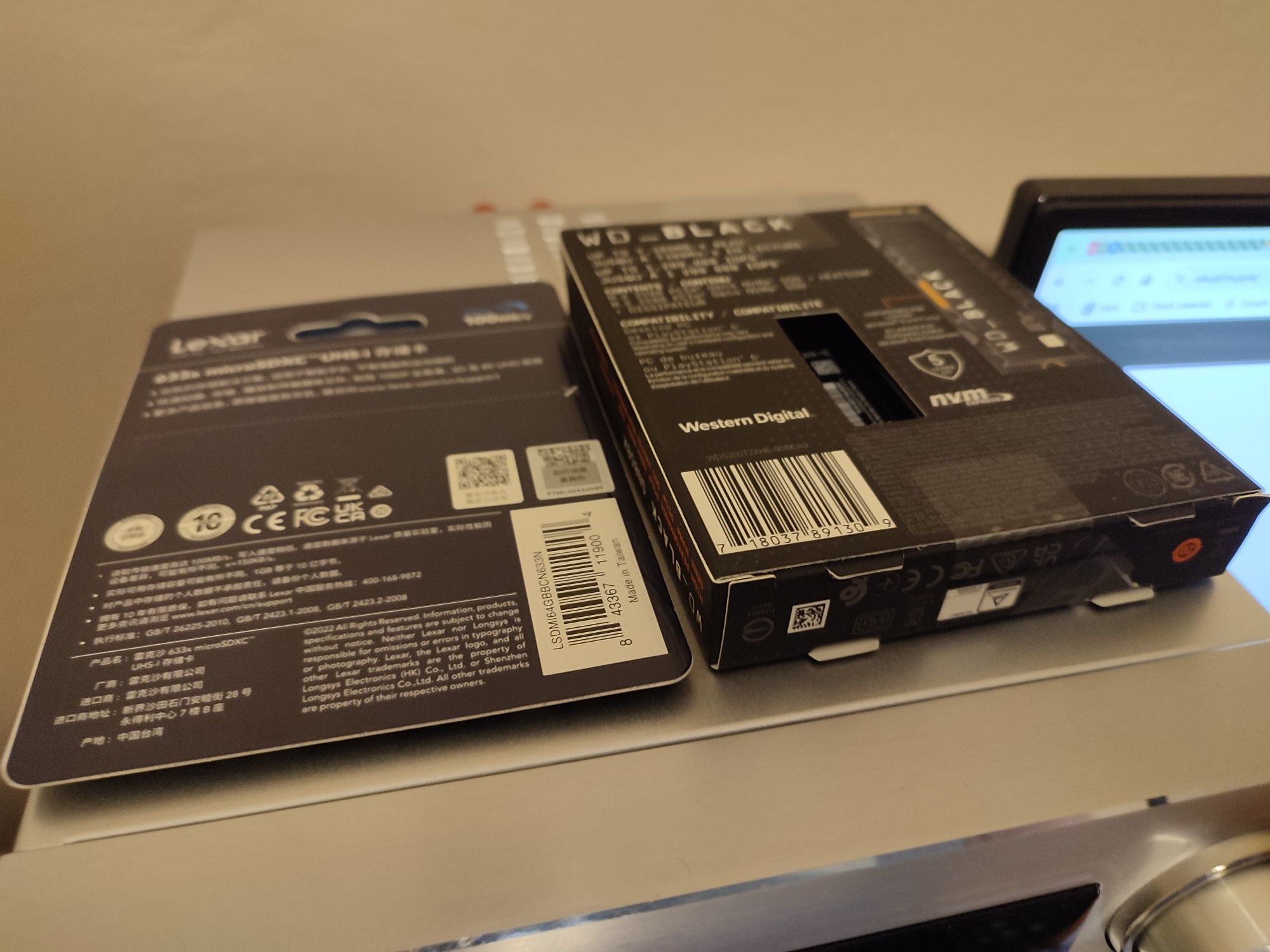 Karta pamięci 64GB + dysk SSD WD BLACK SN850X 2TB (m.2 NVMe PCIe 4.0).